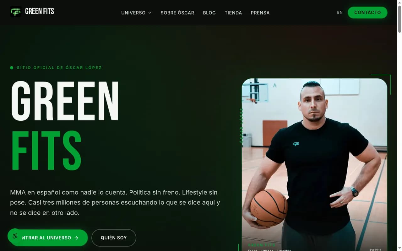 Web de Green Fits