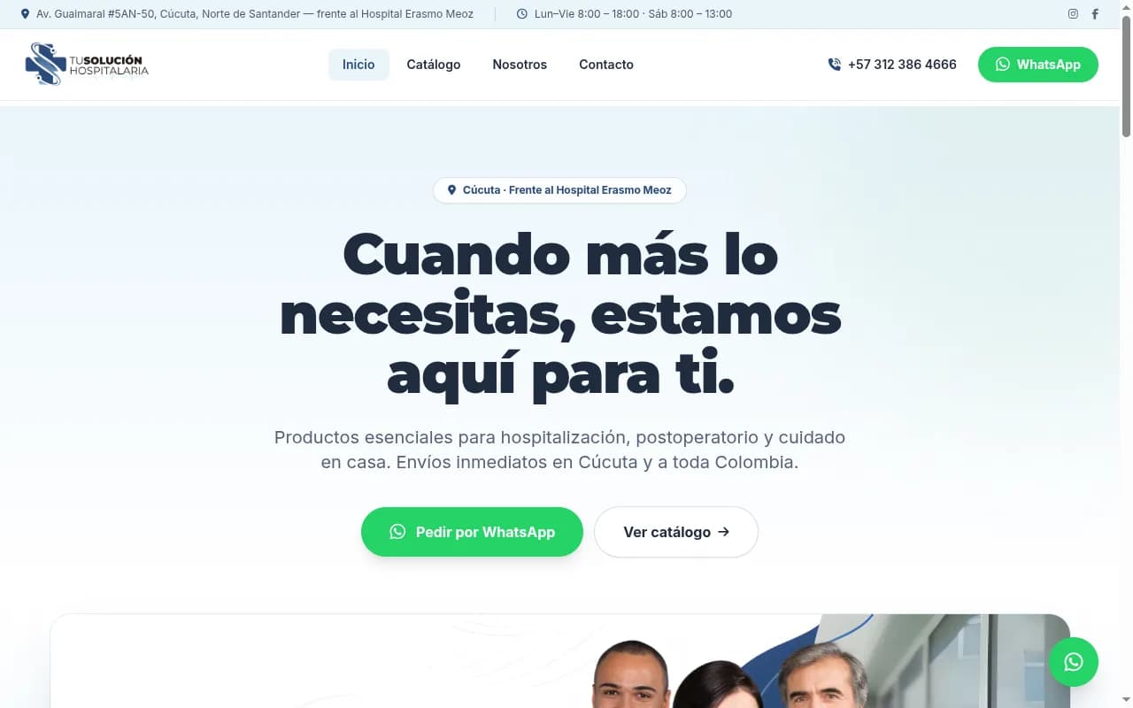 Web de Tu Solución Hospitalaria